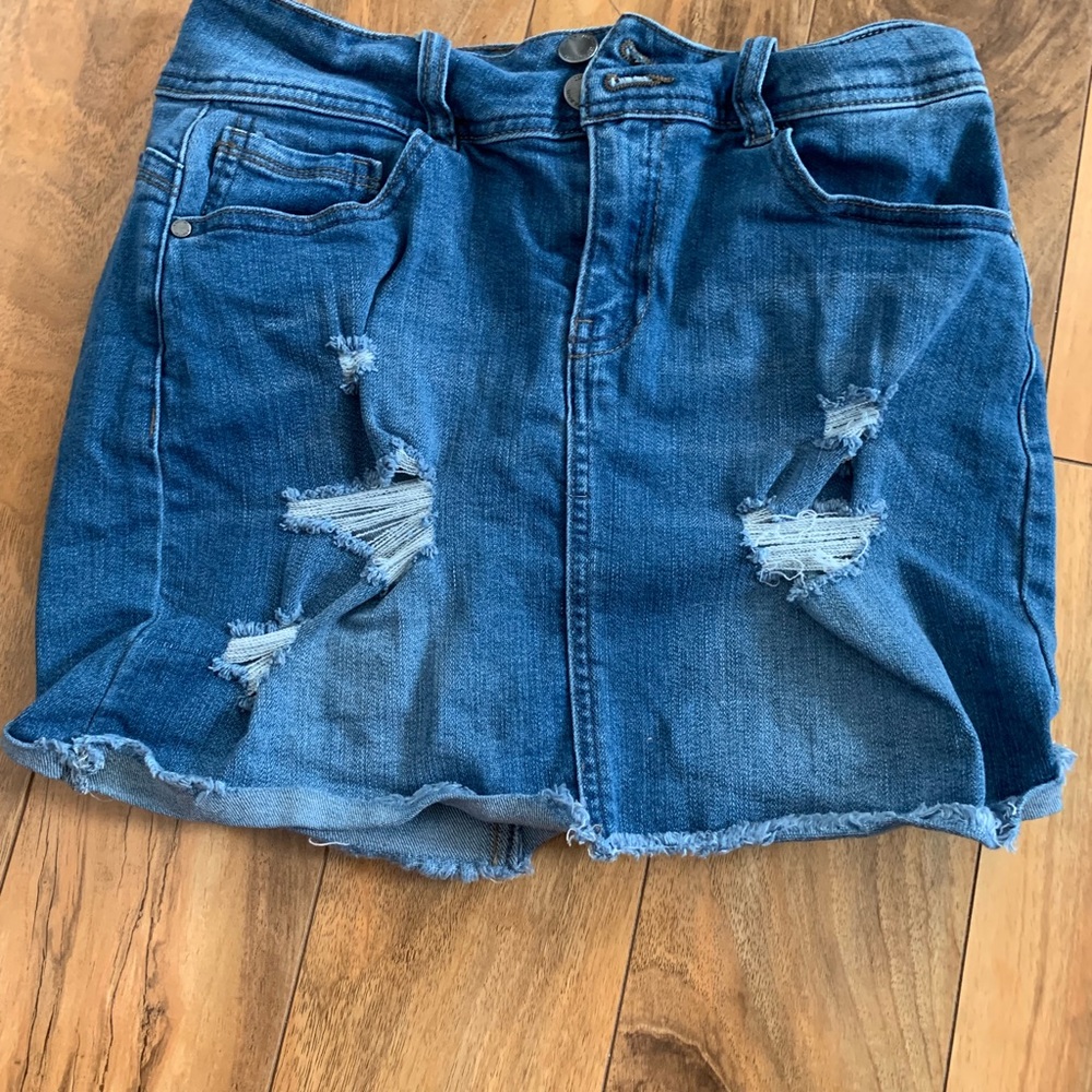 Jean/jegging skirt